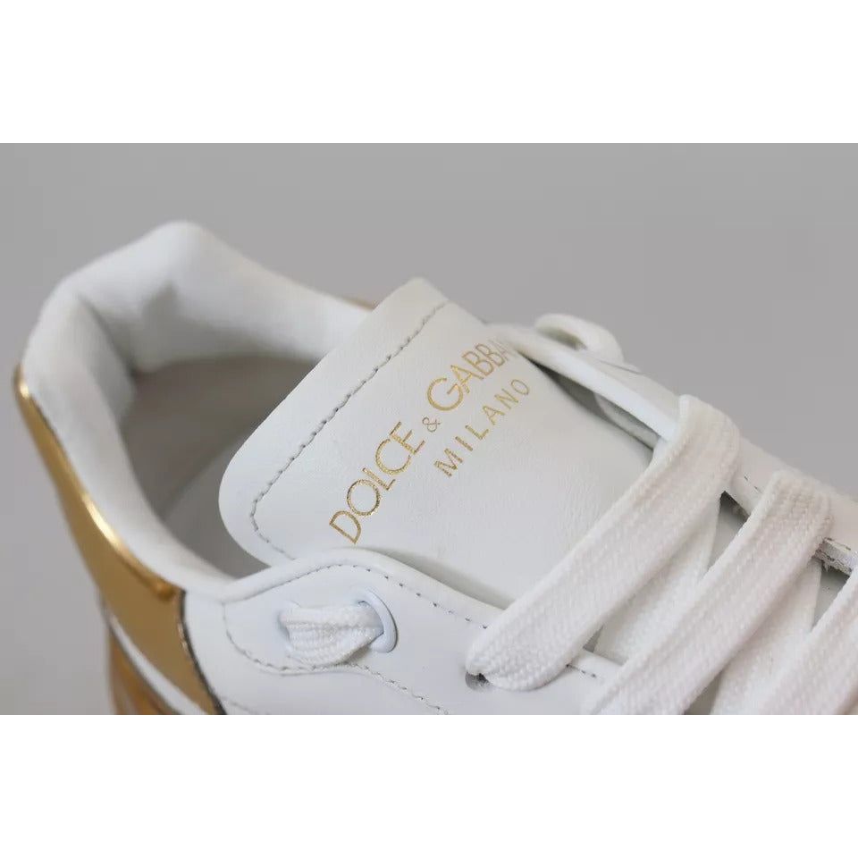 White Gold Low Top Daymaster Sneakers Shoes