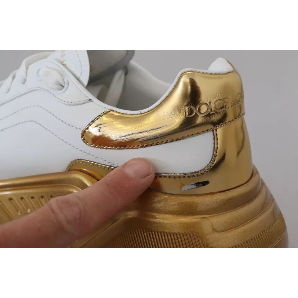 White Gold Low Top Daymaster Sneakers Shoes