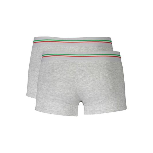 Aeronautica Militare Gray Cotton Underwear gray-cotton-underwear