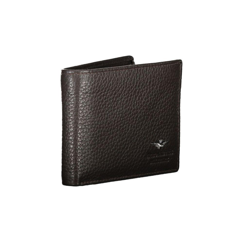 Aeronautica Militare | Elegant Two-Compartment Leather Wallet| McRichard Designer Brands   
