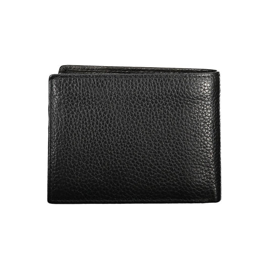 Sleek Dual-Compartment Leather Wallet