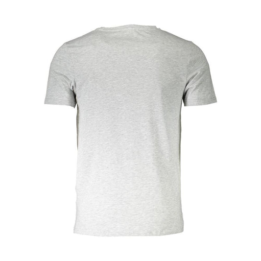 Aeronautica Militare Gray Cotton T-Shirt gray-cotton-t-shirt-42