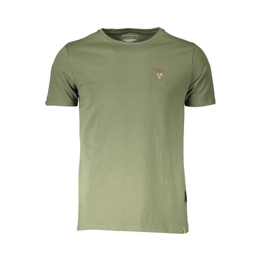Aeronautica Militare Green Cotton T-Shirt green-cotton-t-shirt-104