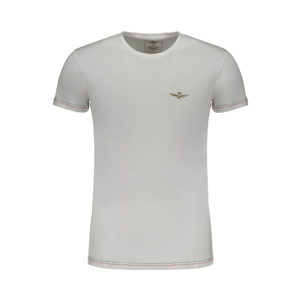 Aeronautica Militare White Cotton T-Shirt white-cotton-t-shirt-56