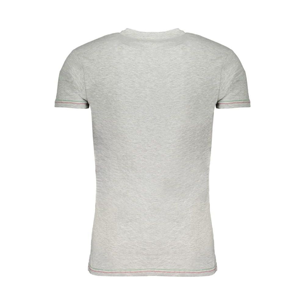 Aeronautica Militare Gray Cotton T-Shirt gray-cotton-t-shirt-29