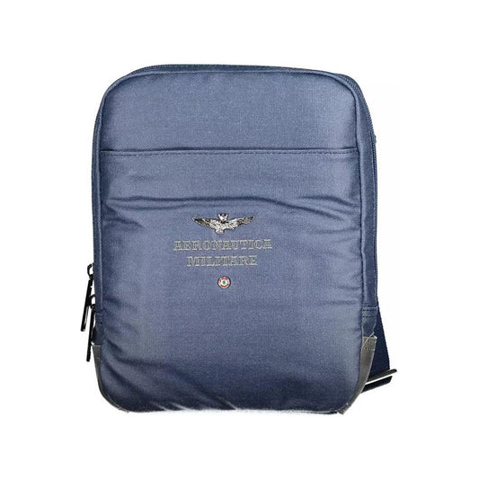 Aeronautica Militare | Blue Contrast Detail Shoulder Bag| McRichard Designer Brands   