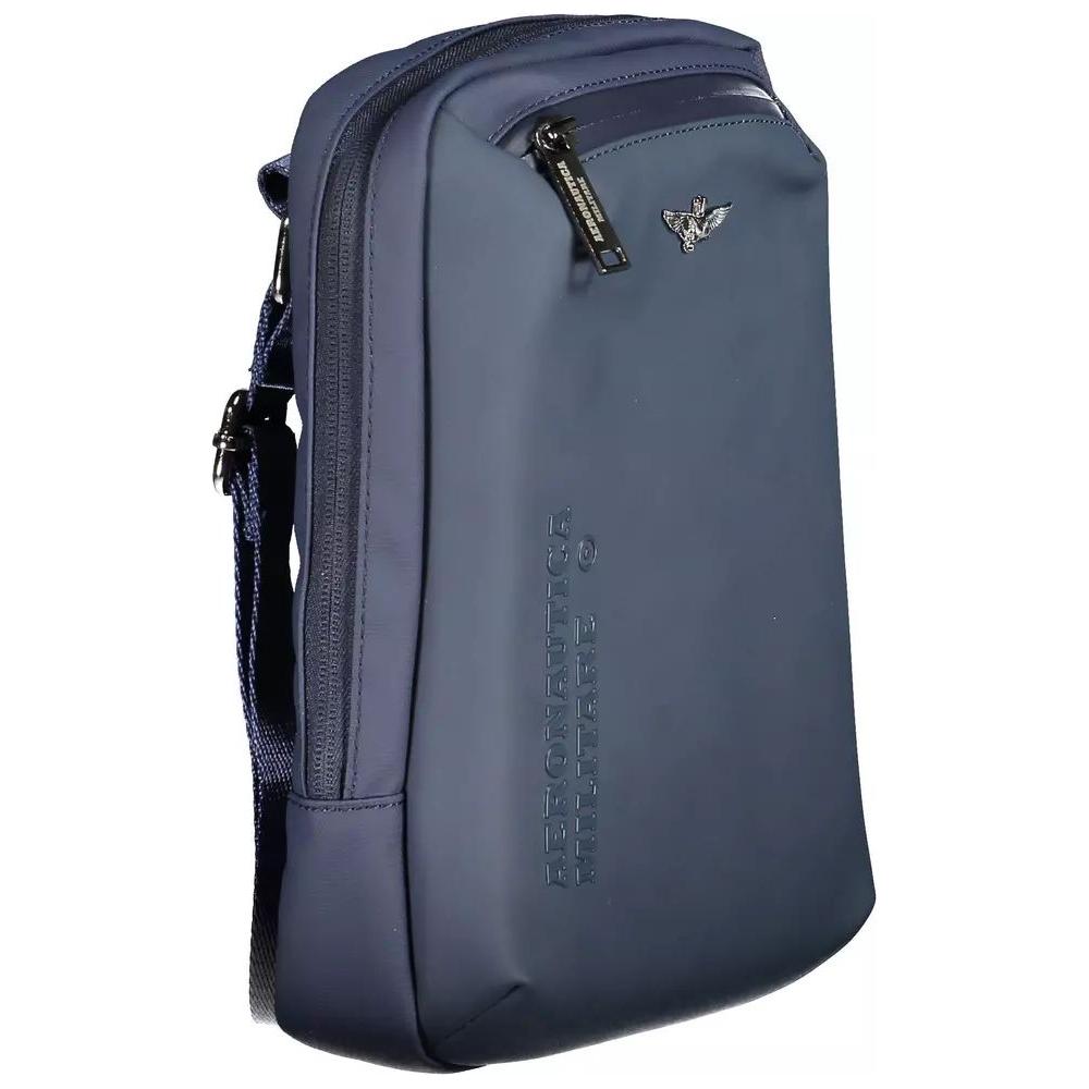 Aeronautica MilitareSleek Blue Shoulder Bag with Laptop CompartmentMcRichard Designer Brands£99.00