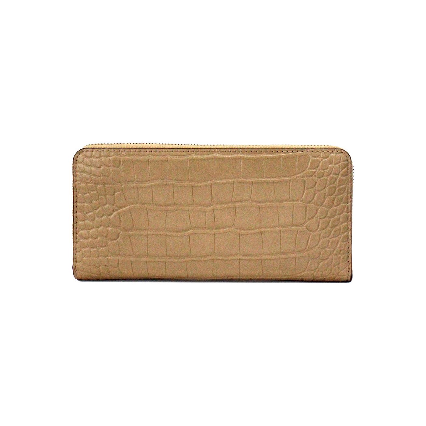 Michael Kors | Jet Set Large Camel Animal Print Leather Continental Wrist Wallet| McRichard Designer Brands   