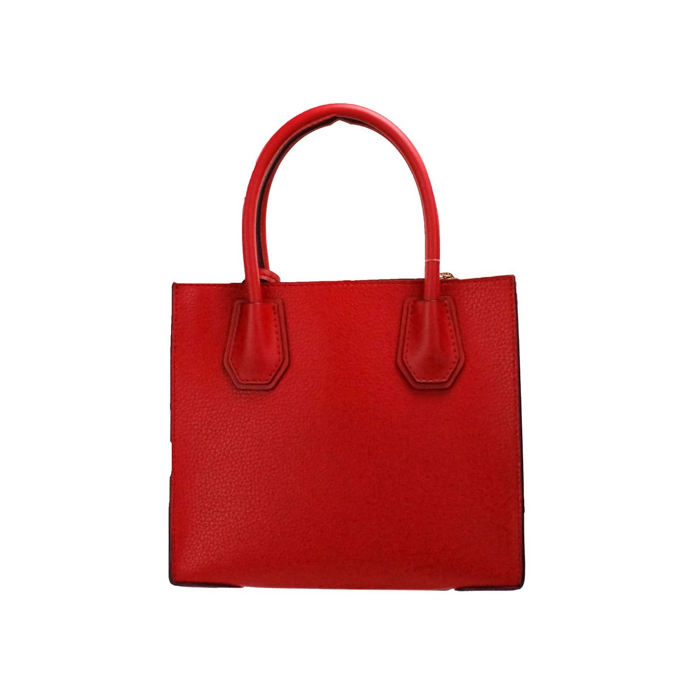 Michael Kors | Mercer Medium Bright Red Pebble Leather Messenger Crossbody Bag| McRichard Designer Brands   