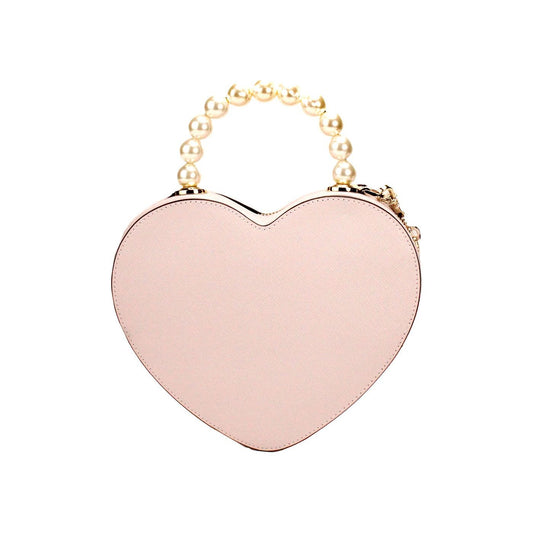 Kate Spade | Love Shack Heart Lilac Leather Pearl Top Handle Crossbody Bag| McRichard Designer Brands   