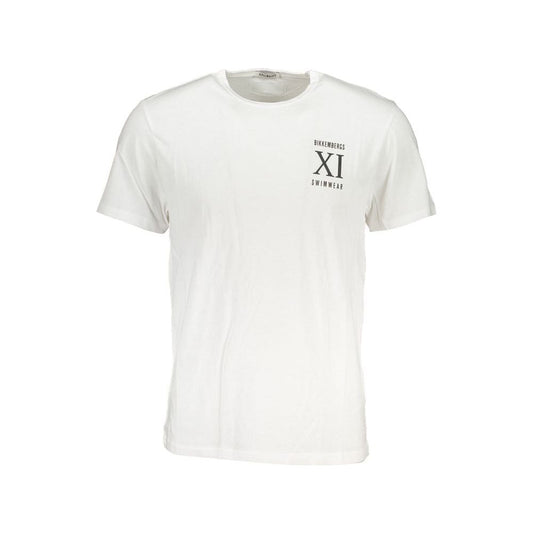 Bikkembergs White Cotton T-Shirt white-cotton-t-shirt-160