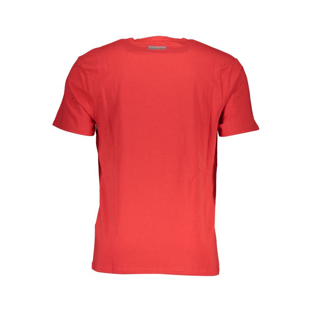 Bikkembergs Red Cotton T-Shirt red-cotton-t-shirt-69