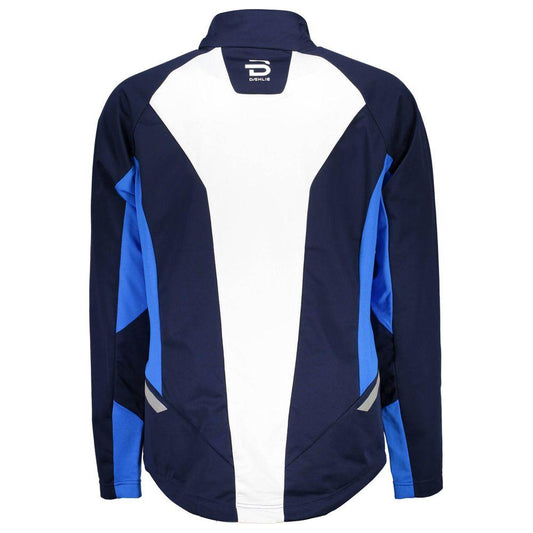Bjorn Daehlie | Blue Polyester Jacket| McRichard Designer Brands   