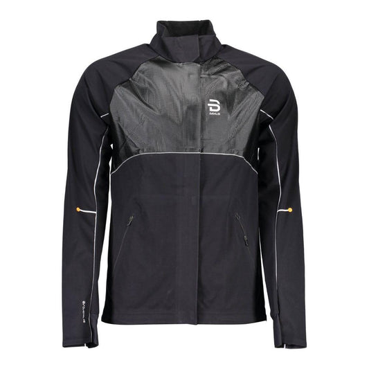 Bjorn Daehlie Black Polyester Jacket black-polyester-jacket-1