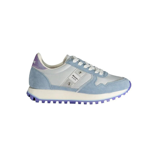 Light Blue Polyester Sneaker