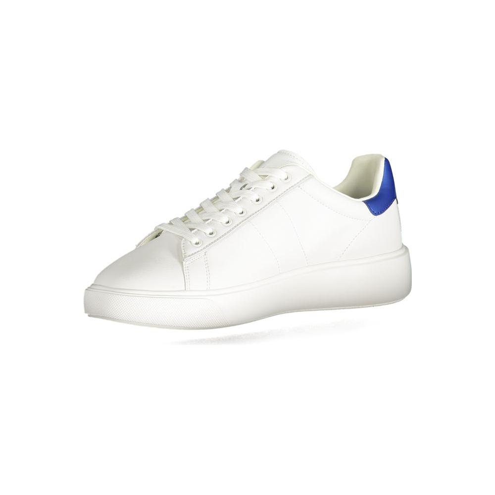 Blauer White Polyester Sneaker white-polyester-sneaker-15