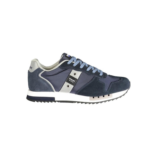 Blauer Blue Polyester Sneaker blue-polyester-sneaker-10