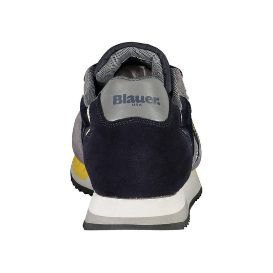 Blauer Elevate Your Step: Blue Contrast Lace-Up Sneakers elevate-your-step-blue-contrast-lace-up-sneakers