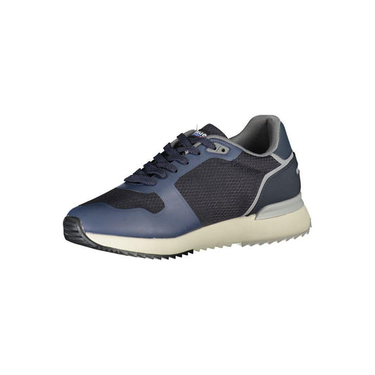 Blauer Dapper Blue Sneakers with Contrast Detailing dapper-blue-sneakers-with-contrast-detailing