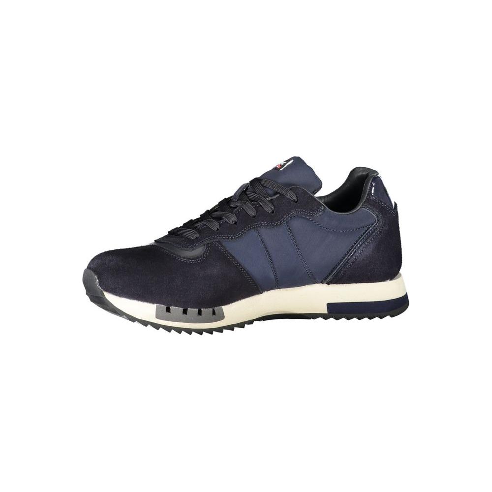 Blauer Contrast Lace-Up Sports Sneakers in Blue contrast-lace-up-sports-sneakers-in-blue-1