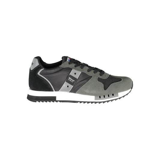 Blauer Classic Black Lace-Up Sport Sneakers classic-black-lace-up-sport-sneakers