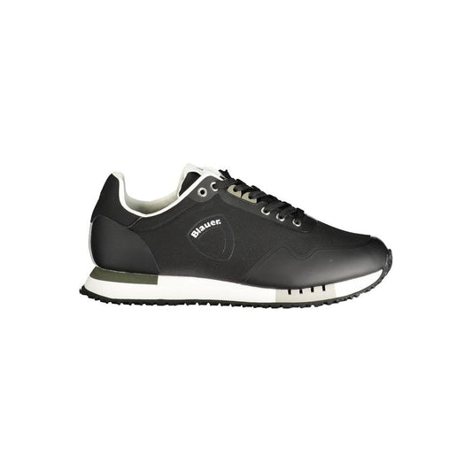Blauer Black Polyester Sneaker black-polyester-sneaker-21