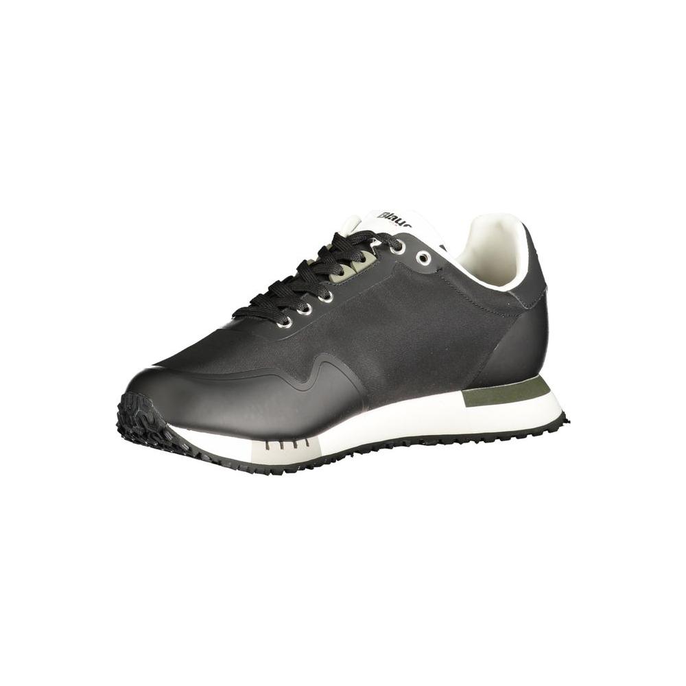 Blauer Black Polyester Sneaker black-polyester-sneaker-21