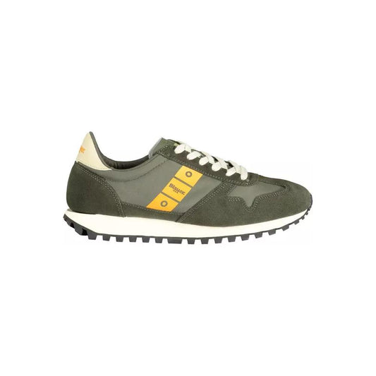 BlauerSporty Green Lace-Up Sneakers with Contrast DetailingMcRichard Designer Brands£149.00