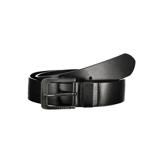 Elegant Iron Leather Belt with Metal Buckle