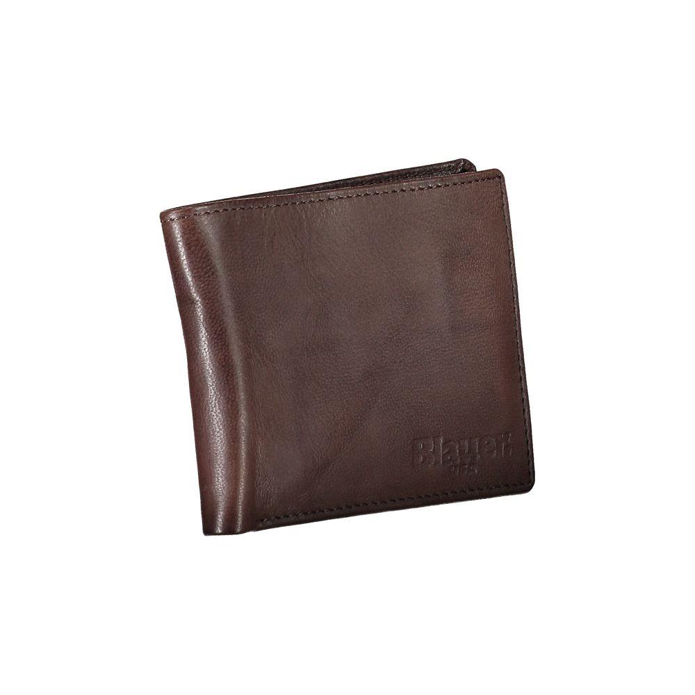 Blauer | Elegant Dual Compartment Leather Wallet| McRichard Designer Brands   