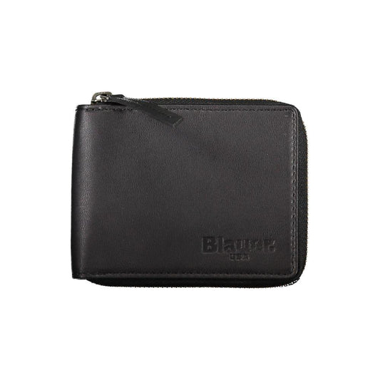 BlauerSleek Leather Round Wallet with Card SpacesMcRichard Designer Brands£109.00