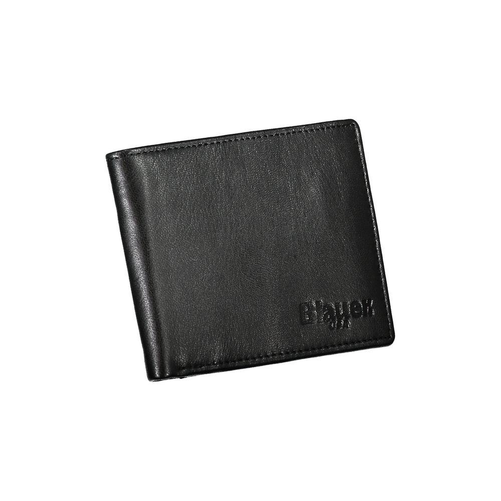 Blauer Elegant Black Leather Dual Compartment Wallet elegant-black-leather-dual-compartment-wallet