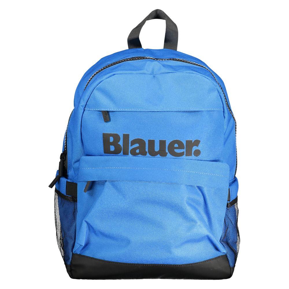 Blauer Blue Polyester Backpack blue-polyester-backpack-3
