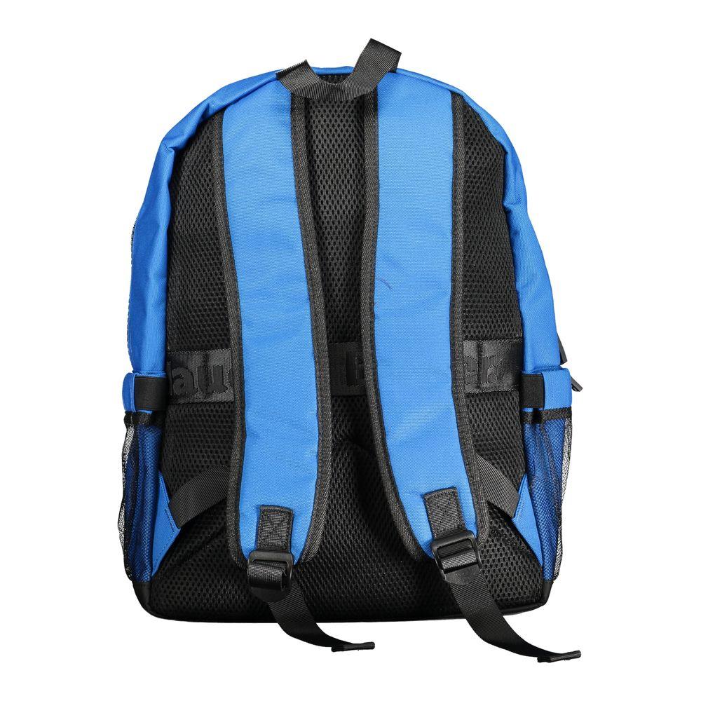 Blauer Blue Polyester Backpack blue-polyester-backpack-3