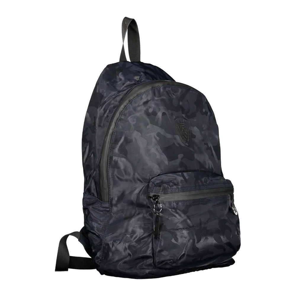 Blauer | Elegant Urban Blue Backpack with Laptop Compartment| McRichard Designer Brands   