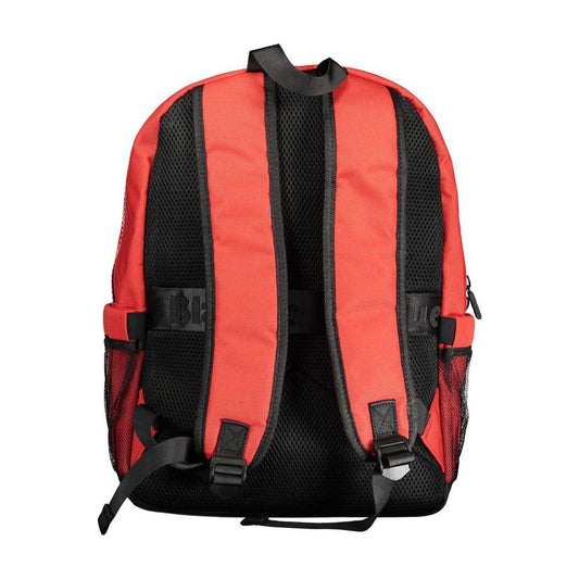 Blauer Red Polyester Backpack red-polyester-backpack