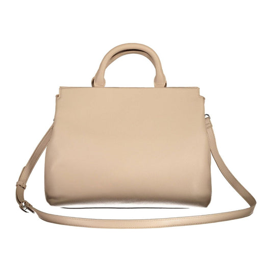 BYBLOS Beige Elegance Dual Compartment Handbag beige-elegance-dual-compartment-handbag