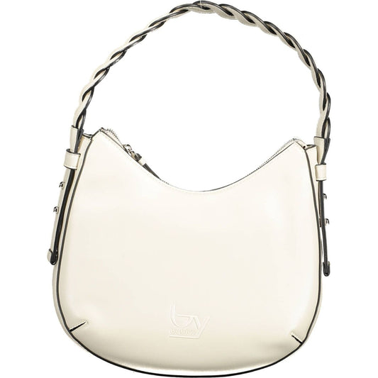 BYBLOS | Chic White Shoulder Bag with Contrasting Details| McRichard Designer Brands   