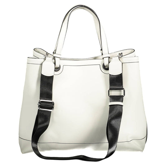 BYBLOS | Elegant Two-Compartment White Handbag| McRichard Designer Brands   