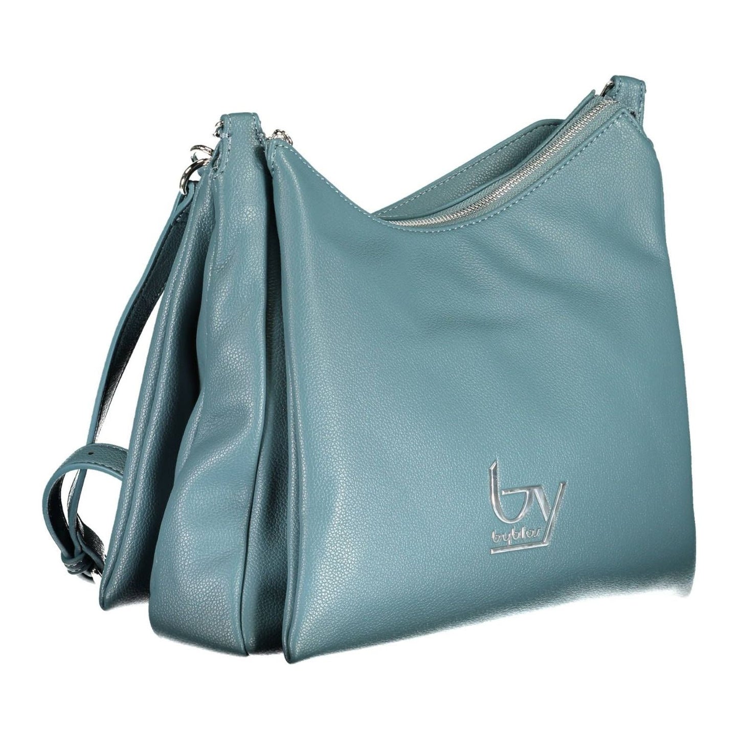 Elegant Blue Multi-Handle Handbag