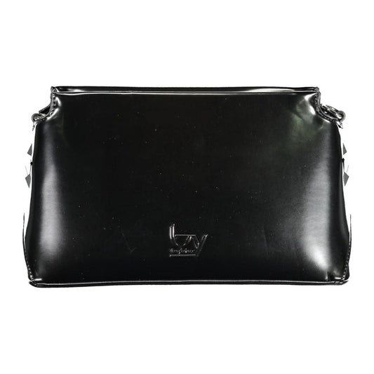 BYBLOS | Elegant Black Contrasting Details Shoulder Bag| McRichard Designer Brands   