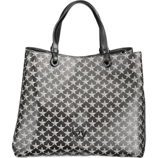 BYBLOS | Chic Black Two-Handle Bag with Contrasting Details| McRichard Designer Brands   