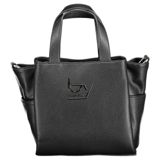 BYBLOS Sleek Black Multi-Pocket Handbag sleek-black-multi-pocket-handbag