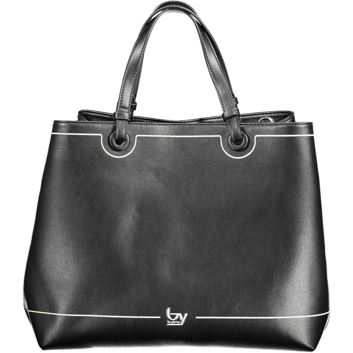 BYBLOS Elegant Black Two-Handled Shoulder Bag elegant-black-two-handled-shoulder-bag
