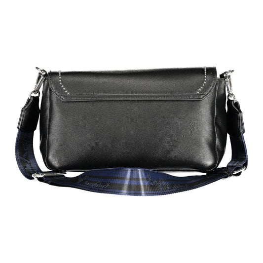 BYBLOS Elegant Black Contrasting Detail Handbag elegant-black-contrasting-detail-handbag