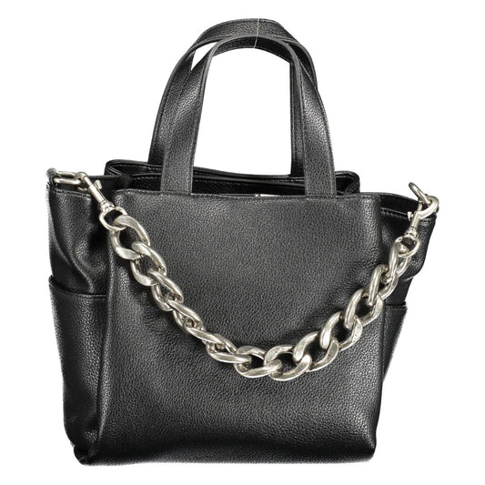 BYBLOS Sleek Black Multi-Pocket Handbag sleek-black-multi-pocket-handbag