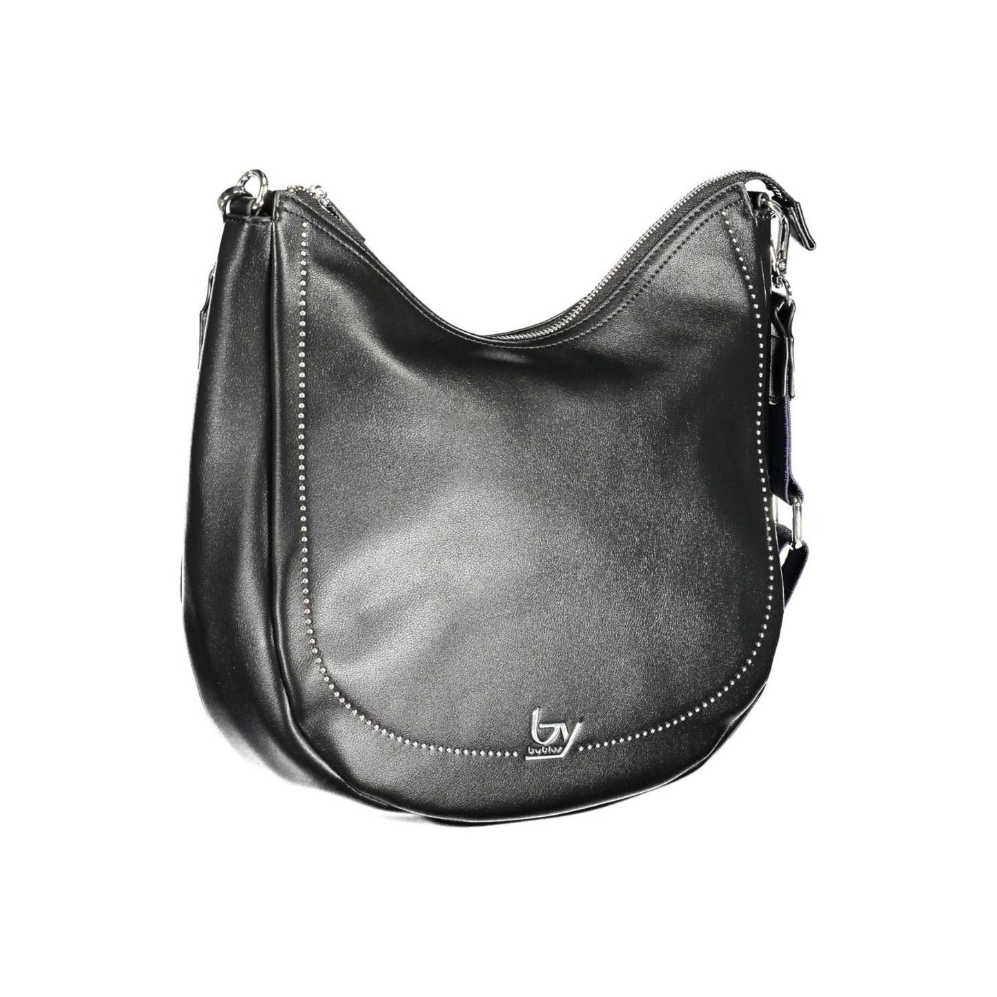 BYBLOS Elegant Black Polyurethane Handbag elegant-black-polyurethane-handbag