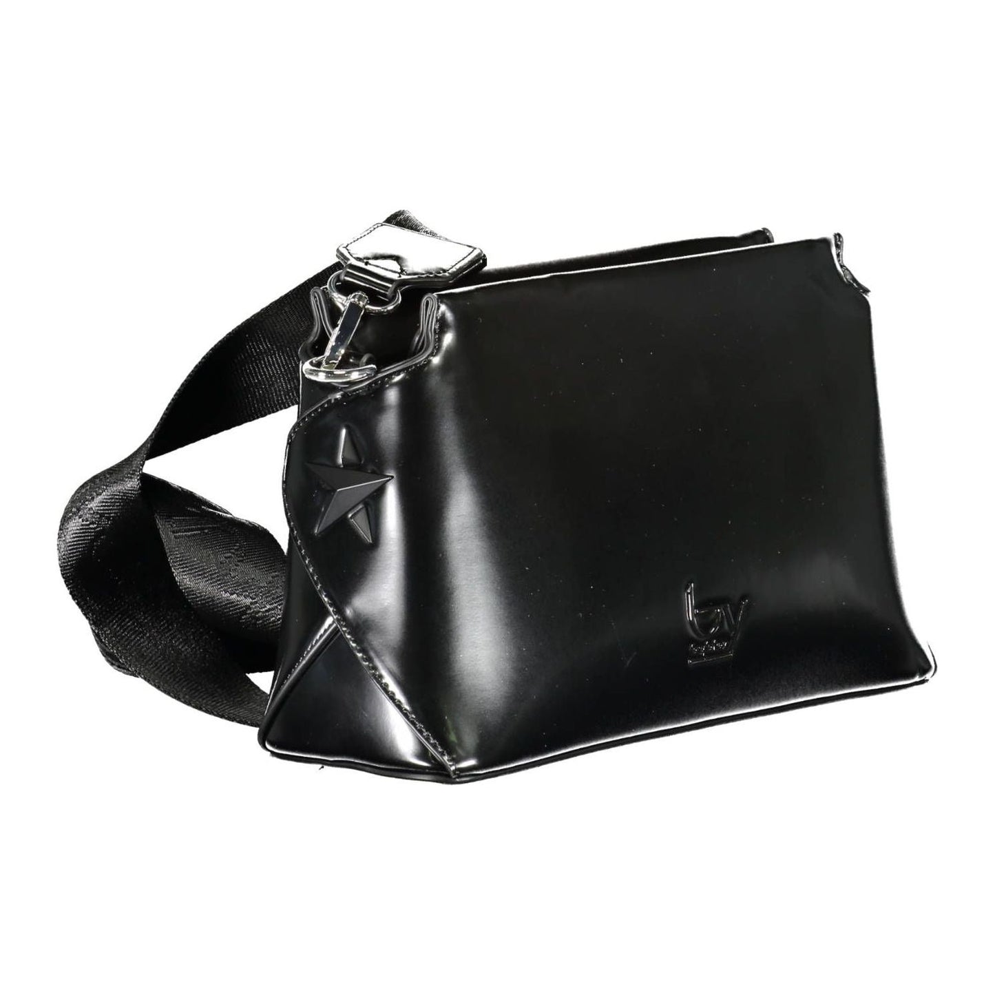 BYBLOS | Elegant Black Contrasting Details Shoulder Bag| McRichard Designer Brands   