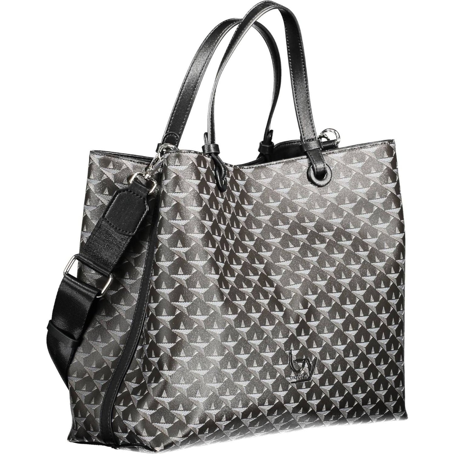 BYBLOS | Chic Black Two-Handle Bag with Contrasting Details| McRichard Designer Brands   