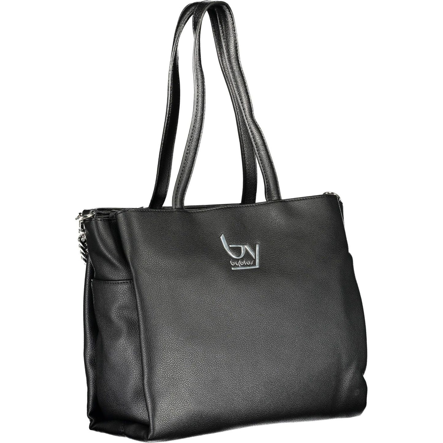 BYBLOS Elegant Black Chain-Strap Handbag elegant-black-chain-strap-handbag